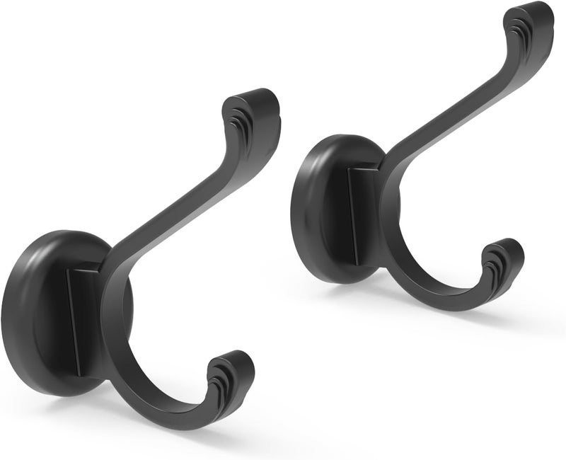 Ant Mag Magnetic Hooks Heavy Duty 140lbs Neodymium Magnet Wall Hooks for Hanging Coats Robes Backpacks Bags Hats Keys Mugs Cups Towels - Image 1